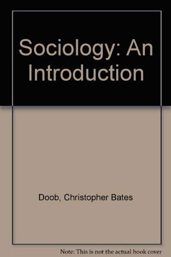 Sociology: An Introduction 0030470048 Book Cover