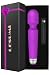 LESUMI Personal  Wand Massager  - Upgraded with Memory 8 Speeds 20 Patterns - Mini Portable Handheld Rechargeable Waterproof for Massage Neck Shoulder Back Stress Relief Relax Muscles(Purple)