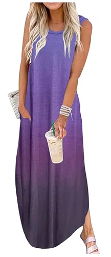 Image of CHUNTIANRAN Maxi Dresses for Women Summer Outfits Boho Beach Long Dresses Casual Sundresses Resort Wear for Women 2026