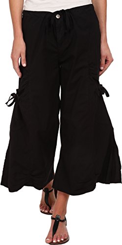 XCVI Cargo Gaucho Crop Black MD (Womens 8-10)