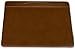 Dacasso Rustic Brown Leather Conference Table Pad with Pen Well, 17 by 14-Inch