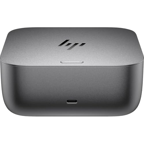 HP Thunderbolt 4 100W G6 Dock - for Desktop PC, Notebook - Charging Capability - 120 W - Thunderbolt 4-4 Displays Supported - 5 x USB Ports - 3 x USB Type-A Ports - Type-A - 2 -C - -C - 1 RJ-45 - Ne image 4