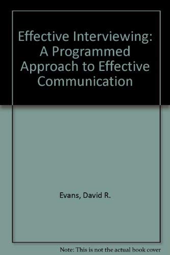 Essential interviewing: A programmed approach t... 0818503424 Book Cover