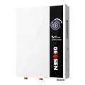 GEESEN Tankless Water Heater Electric 14kW 240V, Instant On Demand Endless Hot Water Heater with Digital Temperature Display Point of Use for Residential Whole House Shower, ETL Certified