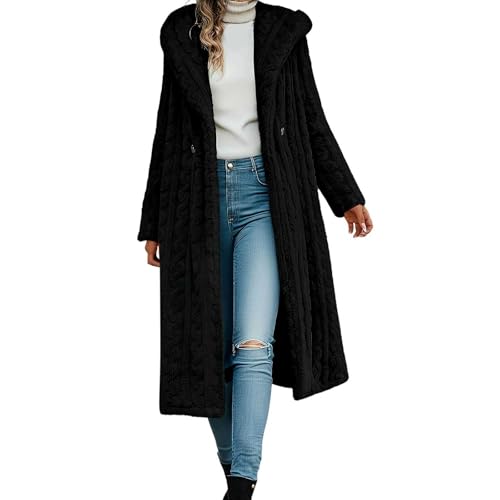 Manteau d'hiver pour femme long et chaud style tenue de rue décontractée
