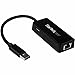 StarTech.com USB 3.0 Ethernet Adapter - USB 3.0 Network Adapter NIC with USB Port - USB to RJ45 - USB Passthrough (USB31000SPTB)