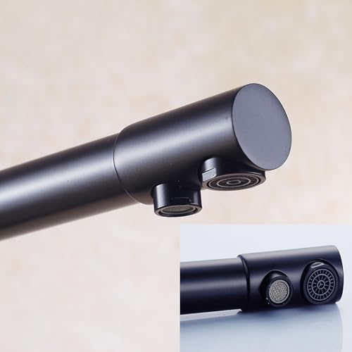 Filtro de agua de grifo de cocina de 3 vías, mezclador de boquilla giratoria de 360° para agua potable caliente y fría, filtro de grifo fácil de instalar para agua limpia y purificada en casa