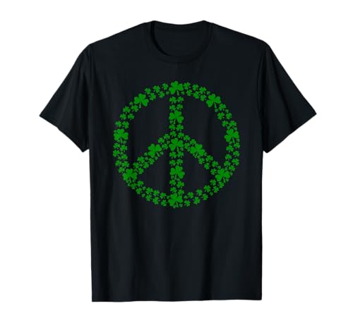 Divertido día de San Patricio, suspiro de paz, lindo trébol, 2022 Camiseta