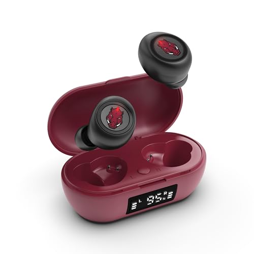 Image of SOAR Collegiate True Wireless Earbuds v.7, Arkansas Razorbacks