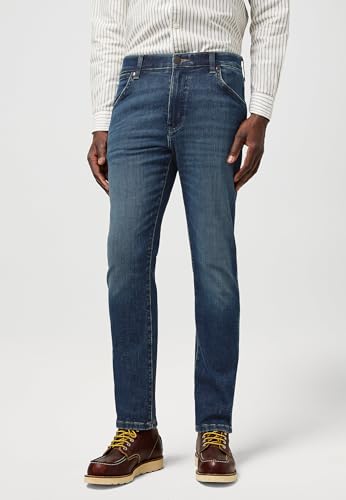 Wrangler - Jeans Herren - Slim Tapered Fit - Larston - Marine Tint – Ansicht 2