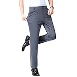 [HMT] スラックス メンズ ズボン スーツパンツ 秋服 ロングパンツ メンズ ビジネス 仕事着 パンツ ノータック ストレッチ ウォッシャブル スリム 美脚 大きいサイズ 春秋冬服