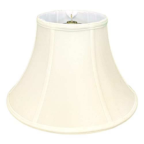 Royal Designs Shallow Bell Basic Lamp Shade, Eggshell, 9 x 18 x 12 Royal Designs Shallow Bell Basic Lamp Shade, Eggshell, 9 x 18 x 12