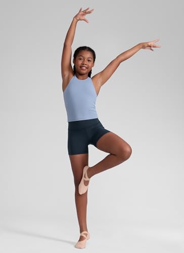 Image of CRZ YOGA Girls Butterluxe Biker Shorts | Extremely Soft, Gentle Compression, Dance, Athletic, High Waisted, for Teen