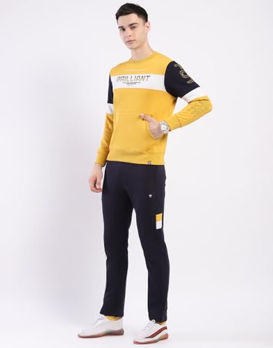 Image of Monte Carlo Men Regular Fit Solid Pattern Round Neck Tracksuit Winter Tracksuit | Sweat Shirt With Lower|Activewear Set for Gym Running| Performance Suit |(Pack Of 1)