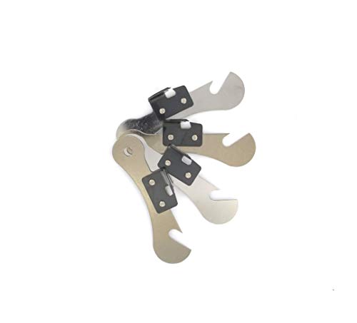 Fackelmann FM Professional 21403 Ouvre boite, Ouvre boite manuel, Boîte, Acier inoxydable, Argenté, 9,5 cm x 3 cm Cover