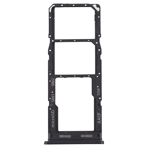 Compatible con Samsung Galaxy A13 5G SM-A136 A136 6.5' Carro Bandeja Porta Tarjeta Nano Sim 1+ SIM 2 + Ranura SLITTA Carcasa Memoria Micro SD Card (Negro)
