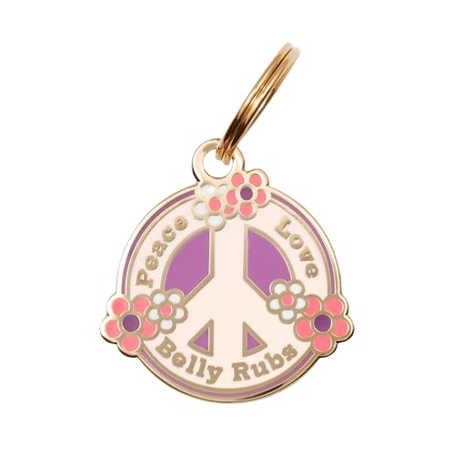 Two Tails Pet Company Personalized 'Peace, Love, Belly Rubs' Pet