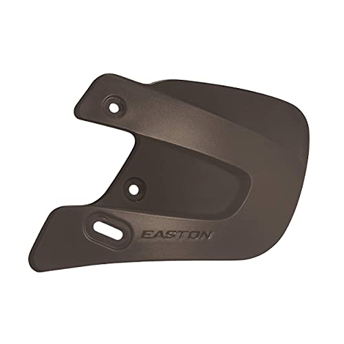 EASTON EXTENDED JAW GUARD, Left-Handed Batter, Brown