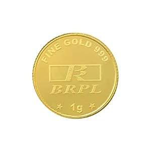 Bangalore Refinery 1 Gram 24k (999) Yellow Gold Rose Coin 4 31QfEbLRi L. SL500 . SS300