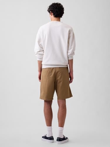 Image of Gap Men Solid Regular Fit Mid Rise Shorts