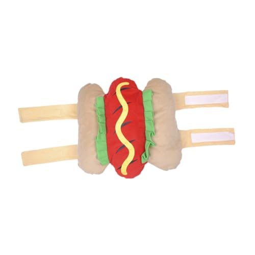 Disfraz para perro Hot Dog diseño divertido talla S