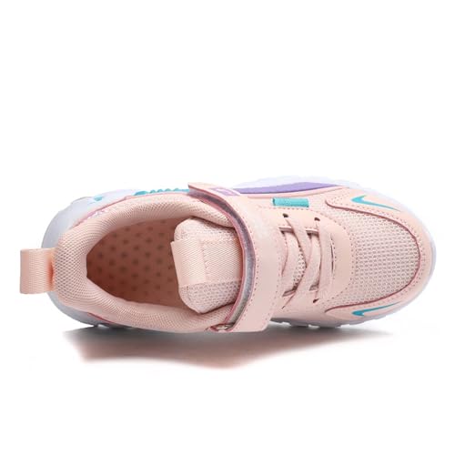 Boys' Kids Rotating Buckle Fashion Sneakers, Lightweight & Breathable, Non-Slip Basketball & Skating Shoes, Wear-Resistant, Durable, All-Season Sports & Hiking Shoes