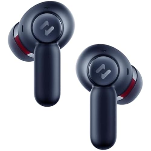 havit Hybrid Active Noise Cancelling Wireless Earbuds, Bluetooth 6.0 in-Ear Headphones, 6 Mics ENC Clear Call Ear Buds, 30+H Playtime, 3D Spatial Audio, Custom EQ via App, IPX5 Waterproof Blue