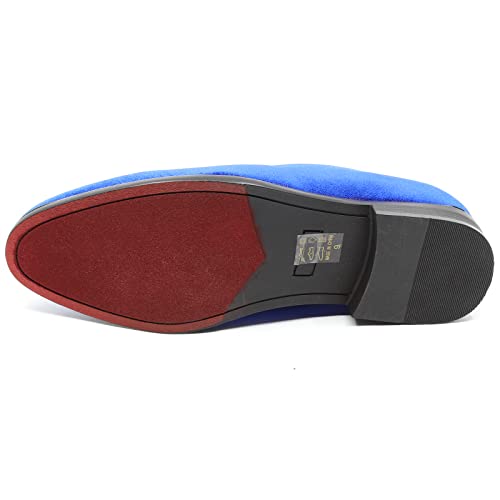 Image of Men's Vintage Velvet Designer Classic Dress Tuxedo Smoking Slipper Loafer Slip On Shoes Arthur-02