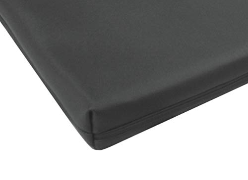 Bezug aus Kunstleder für Matratzen (90 x 200 x 16 cm, schwarz) Cover