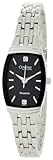 Caravelle by Bulova Women's 43P107 Dramatic Black Diamond Dial Watch