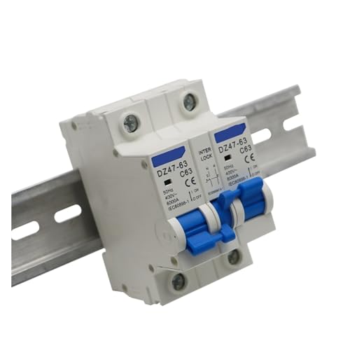 Interrupteur transfert manuel 2P+2P 40A pour basculer de source AC - 6