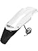 UFO Plastics HU03362041 Rear Fender with LED - Enduro - White