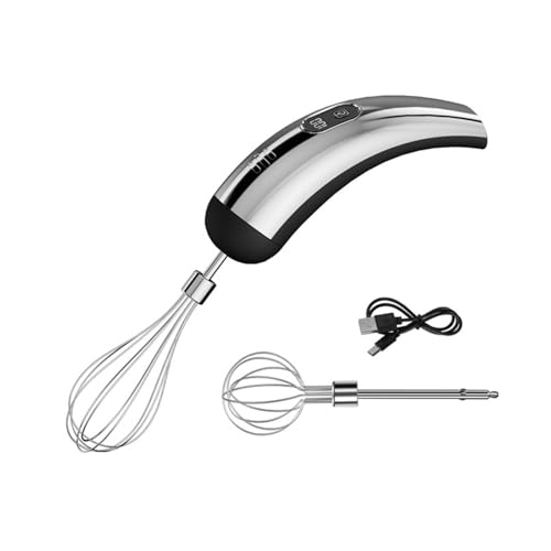 Kaeltsyn Batidora portátil con cabezales desmontables, fácil de perfeccionar para hornear, cocinar, mezclador ergonómico de cocina de mano