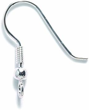 Shipwreck Beads Electroplated Brass Ear Wire French Style Hook, Metallic, Silver, 6-Pairs