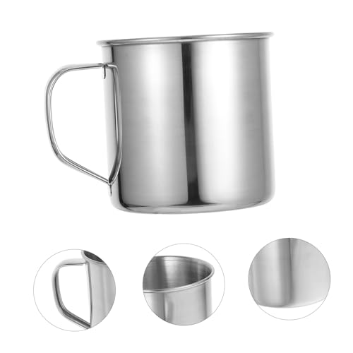 ULTECHNOVO 4piezas Tazas De Agua De Acero Inoxidable Con Asa Aislantes Hogar Tazas De Café Recipientes Para Bebidas - imagen 8