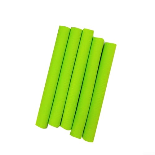 5 x Schaumstoff-Posen zum Karpfenangeln, ideales EVA-Zubehör für Fliegenfischen und Köderherstellung (8 mm grün)