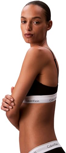 Calvin Klein Soutien-Gorge Triangle Femme Lightly Lined avec Basque Élastique, Noir (Black(Ub1)), M