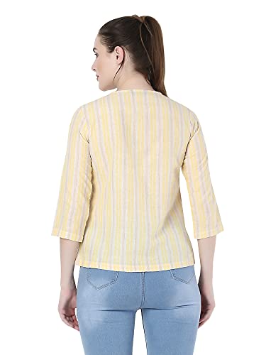 Image of ZUVINO Summer Cotton Tops for Women | Stylish Casual Tops for Jeans | Formal Tops for Women | Long Tops for Women | Trendy Tops for Plus Size Women | Basic Tops for Everyday Wear.