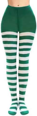 Simply Joshimo Womens Coloured Striped Christmas and Halloween Fancy Dress Costume Party Tights