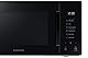 Samsung Freistehende Mikrowelle + Grill Glass Design Knuspriges Kochen, MG23T5018AK/ET, Home Dessert, automatisches Kochen, 800 W + 1100 W, 23 l, 49 L x 27,5 H x 38p, Kohle