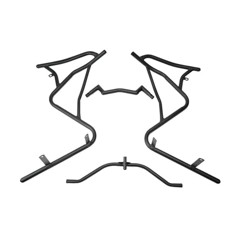 NOLONGNRDX Für Y&amaha NVX AEROX 155 2021-2024 Motorrad Carbon Stahl Modifizierte Stoßfänger Zubehör Körper Anti Fall Sicherheit Motorrad Motorrahmenschutz