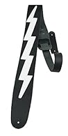 DESIGN AND FEATURES : Leather guitar strap; designs inspired by famous guitarists motifs; contrasting leather cut-outs. FUNTIONALITY : 2,5" Inch Wide, adjustable length 52" to 58" Inch for optimal fit ; non-slip, durable, comfortable, easy to attach....