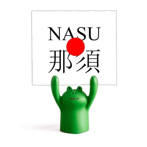 Porte-mémo Nasu haut de gamme ville japonaise et drapeau rouge iconique