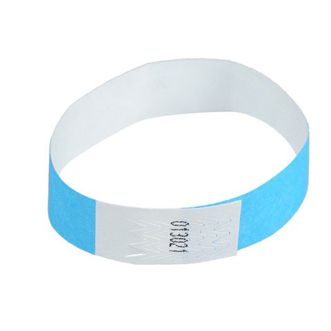 Pulseras de control de entrada Tyvek de alta resistencia, 800 unidades con texto personalizado 3