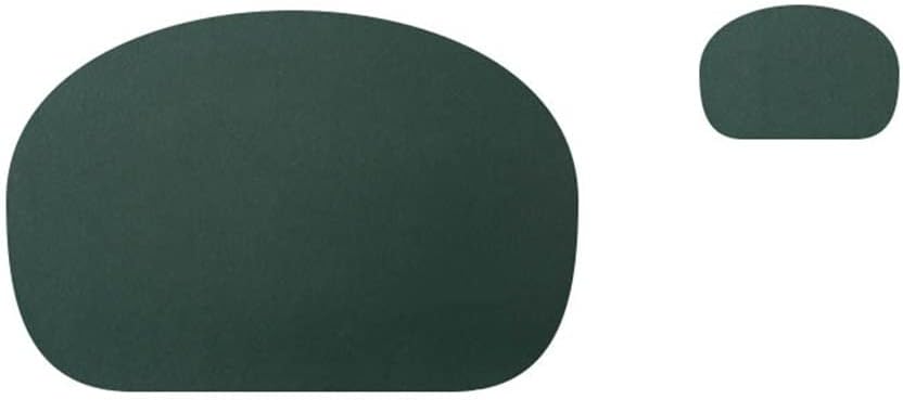 4 Pcs Placemat Leather Coaster Insulation Placemat Coaster Heat Insulation Dinner Table Kitchen Table Place Mats (Color : A, Size : 45x30cm)