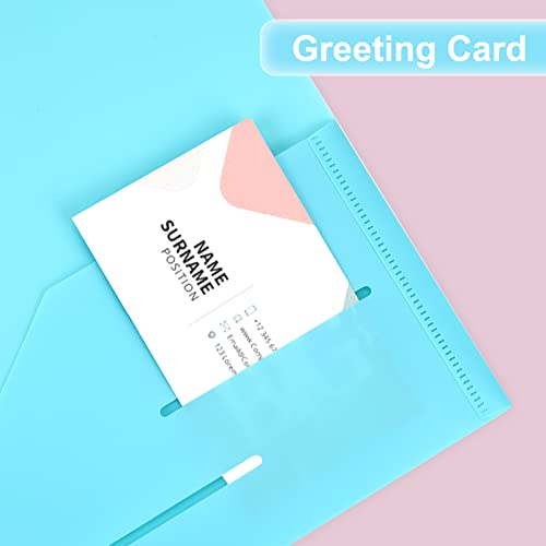 Eoout 8 Pack Plastic Folders With Pockets, Heavy Duty Pocket Folders, Pastel Colors, 4 Pocket Plastic Folders, File Folders With Pocket, Letter Size Plastic Pocket Folder #TOP4