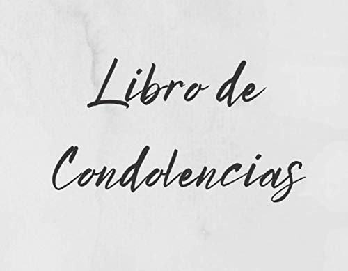 Libro de condolencias / Gris