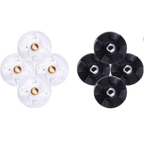 Szwaldaper Base Gear, for Magic Bullet, Blender 250W MB1001 with Blade Gear Replacement Part, for Magic Bullet, MB1001 250W (8 pcs) Food Processor Blade