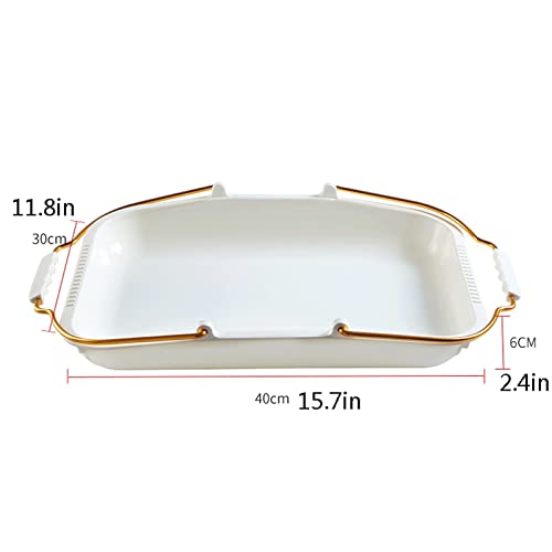 Plateau polyvalent avec anse pour un transport fluide et stable
