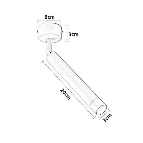 Spot de plafond à projecteur led à angle ajustable pour éclairage intérieur de salon - 8